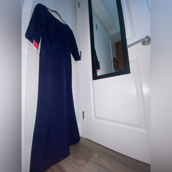 NWT JJ’s House Formal Dress - Mother of the Bride Dress - Navy Blue Evening gown - Picture 2 of 6